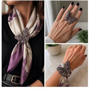 Cache Butterfly Statement Ring  (BR333/5)